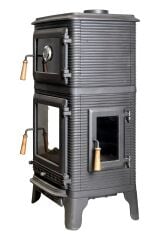 Döküm Şömine Soba Kuzine Soba Fırınlı Soba DRL 028