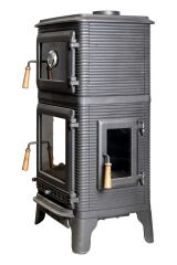 Cast Iron Fireplace Stove, Cooker Stove, Stove with Oven DRL 028