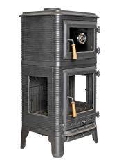 Cast Iron Fireplace Stove, Cooker Stove, Stove with Oven DRL 028