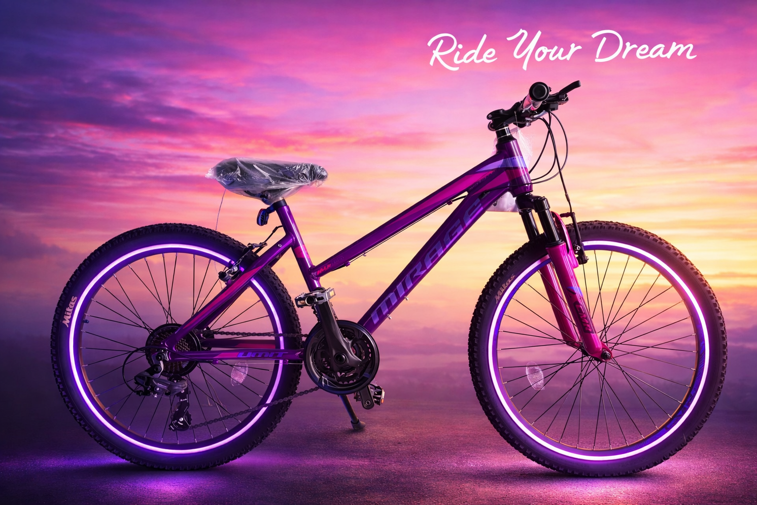 Ümit Bisiklet Model  2466 Mirag Lady V Alüminyum  Mor Renk
