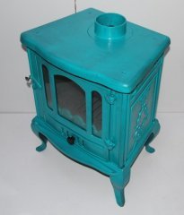 DÖKÜM SOBA MF86 MODEL- ŞÖMİNE SOBA- renkli soba