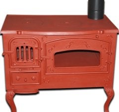 MF137 model soba- Döküm soba -Odun sobası - kömür sobası - oda sobası-3 camlı soba