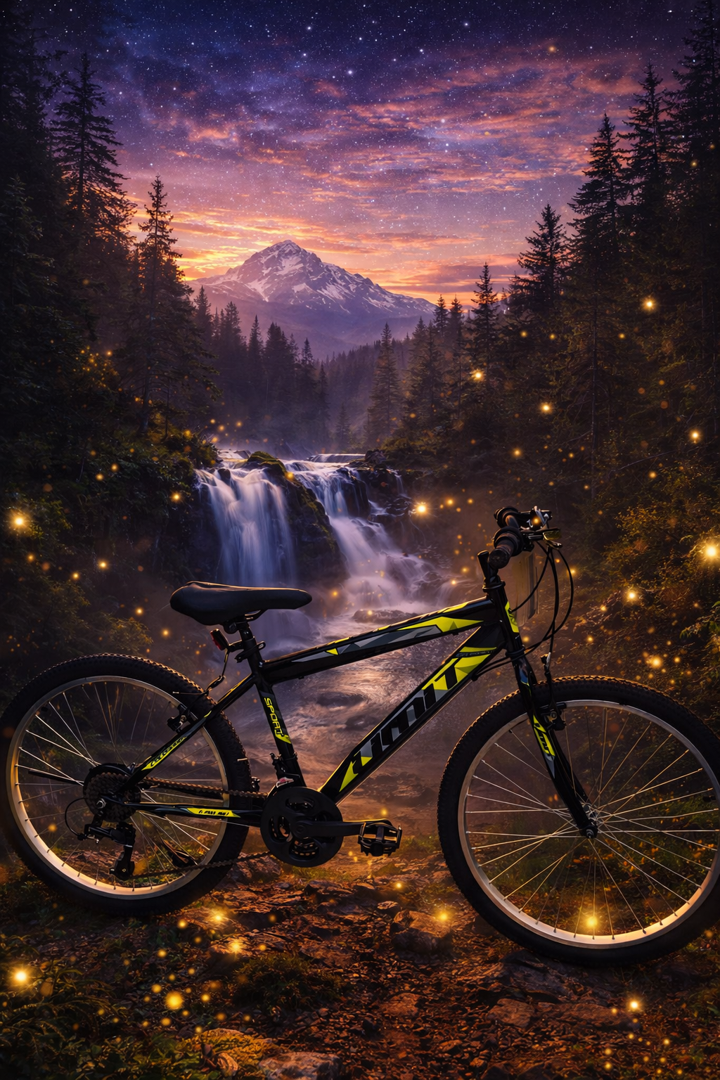 Ümit Bisiklet Colorado Siyahve Sarı  Renk Model 2401 Jant 24 Dorello bisiklet