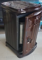 Önden kapaklı soba- Kovalı soba-önden açılır kapaklı soba