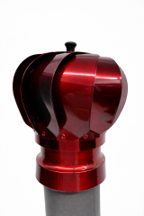 15 cm Kaminhaube mit Windradmechanismus – Starke Saugkraft und robustes Design von dorello