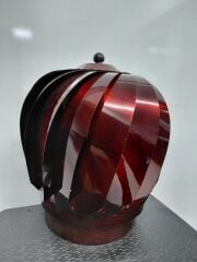 30-mm-Drehdeckel-Kaminhaube – Starker Zug, maximaler Schutz, rote Farbe Dorello