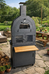 DORELLO Odunlu Bahçe Fırını & Mangal Ünitesi barbeku