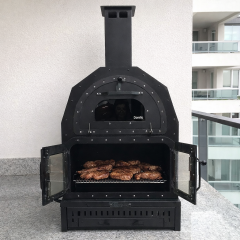 DORELLO Odunlu Bahçe Fırını Balkon Fırını  & Mangal Ünitesi