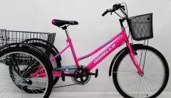 Cargo Bisiklet | Güçlü Taşıma, Pratik Kullanım Pembe Renk