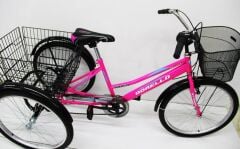 Cargo Bisiklet | Güçlü Taşıma, Pratik Kullanım Pembe Renk