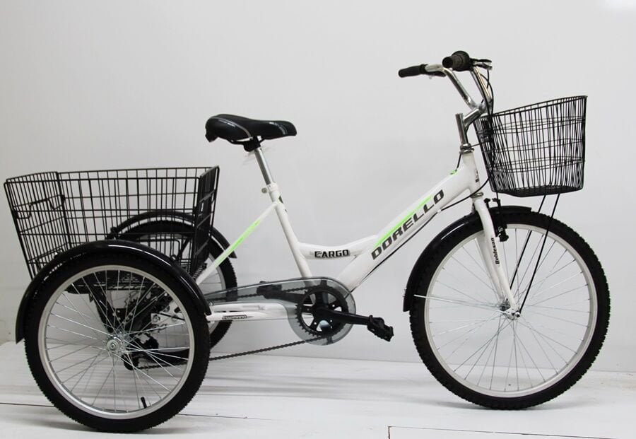 Dorello Cargo Yük Taşıma Bisikleti Dayanıklı Model Beyaz Renk