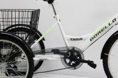 Dorello Cargo Yük Taşıma Bisikleti Dayanıklı Model Beyaz Renk