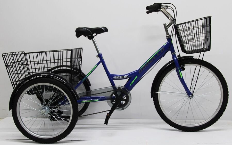 Dorello Cargo Bisiklet Yük Taşıma İçin İdeal Mavi Renk