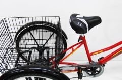 Dorello Cargo Şehir İçi Yük Taşıma Bisikleti Kırmızı Renk