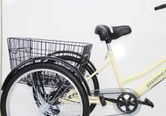 Dorello Cargo Profesyonel Taşıma Bisikleti Krem Renk