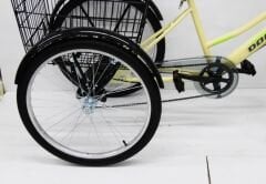 Dorello Cargo Profesyonel Taşıma Bisikleti Krem Renk