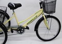 Dorello Cargo Profesyonel Taşıma Bisikleti Krem Renk