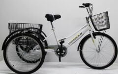 Dorello Cargo Bisiklet Dayanıklı Çelik Gövde Beyaz Renk