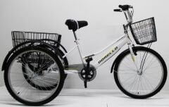 Dorello Cargo Bisiklet Dayanıklı Çelik Gövde Beyaz Renk