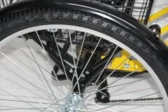 Dorello Cargo Geniş Sepetli Yük Taşıma Bisikleti Sarı Renk