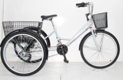 Dorello Cargo Geniş Sepetli Yük Taşıma Bisikleti Grı Renk