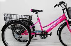 Dorello Cargo Bisiklet İş ve Günlük Kullanım Pembe Renk