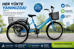 Dorello Cargo Güçlü Şasi Yük Taşıma Bisikleti