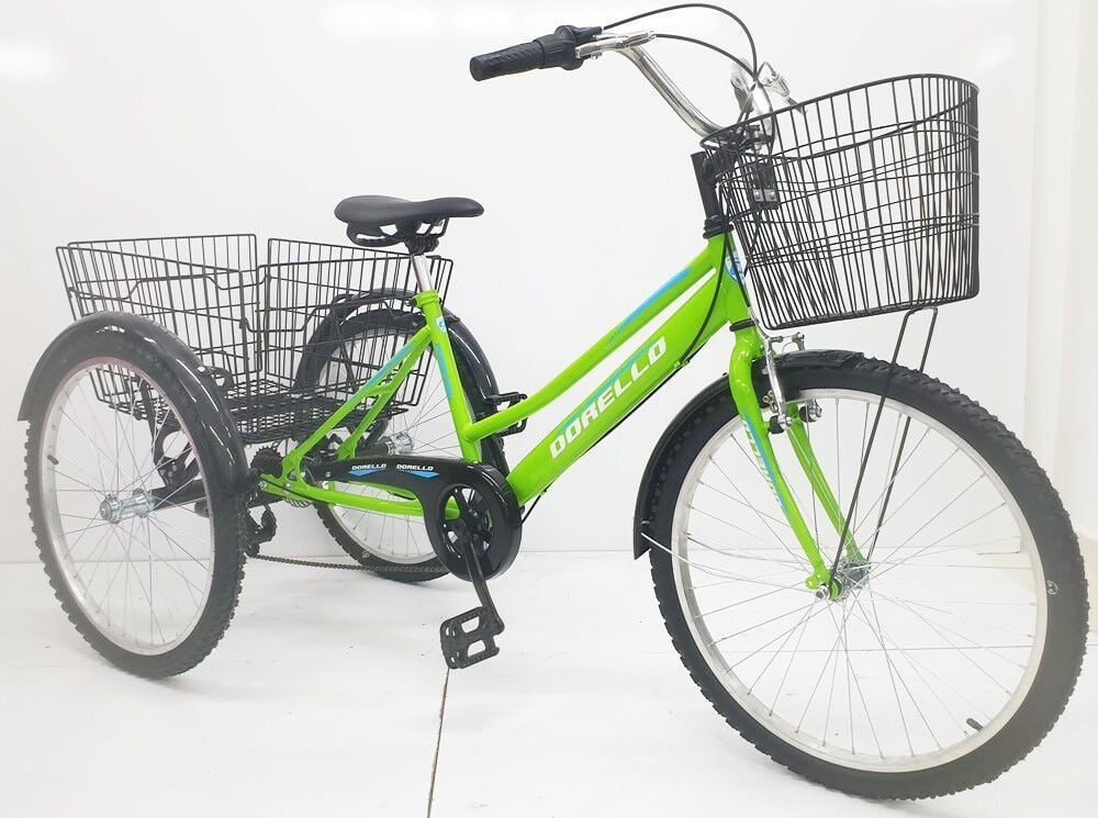 Dorello Cargo Pratik Yük Taşıma Bisikleti Yeşil Renk