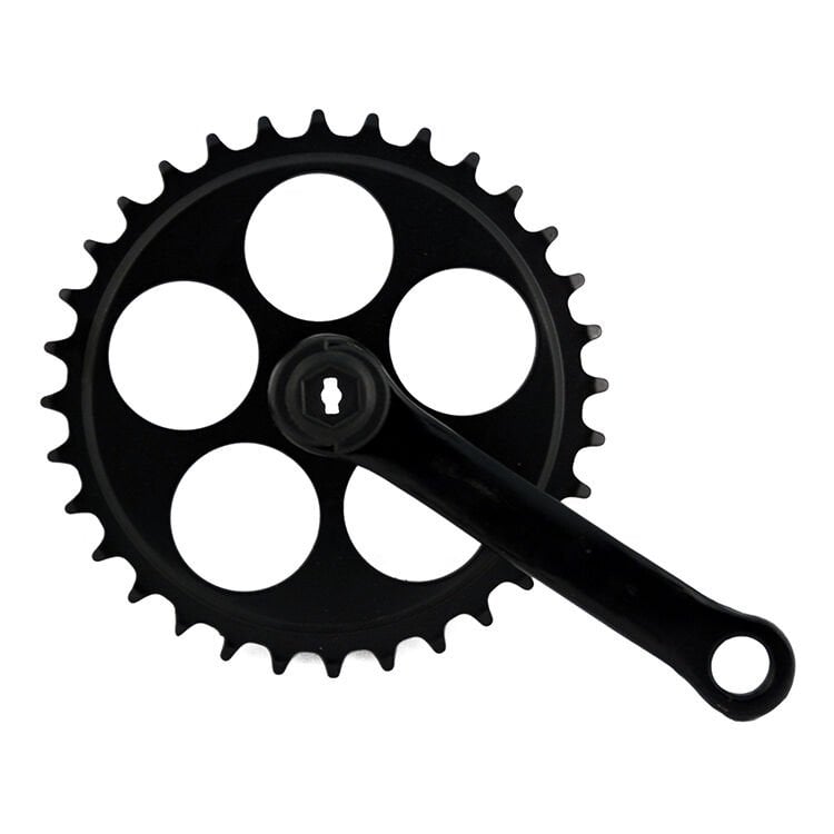 DORELLO Aynakol – 32T, 114 mm, Muhafazasız, Siyah