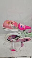 Kız Cocuk Bisiklet Sepetli Cantalı Model 16 Jant Yeşıl Renk