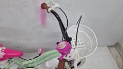 Kız Cocuk Bisiklet Sepetli Cantalı Model 16 Jant Yeşıl Renk