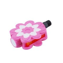 Dorello Pedal 16/20 Pembe-Beyaz Çiçek Model HF-870 Bilyasız
