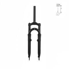 Dorello Amortisörlü Maşa 26 VB-DB 25.4 Çelik Mat Siyah