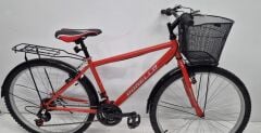 Dorello26 Jant Kırmızı Sepetli Bisiklet – Şıklık ve Konfor Bir Arada!