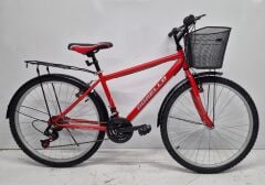 Dorello26 Jant Kırmızı Sepetli Bisiklet – Şıklık ve Konfor Bir Arada!