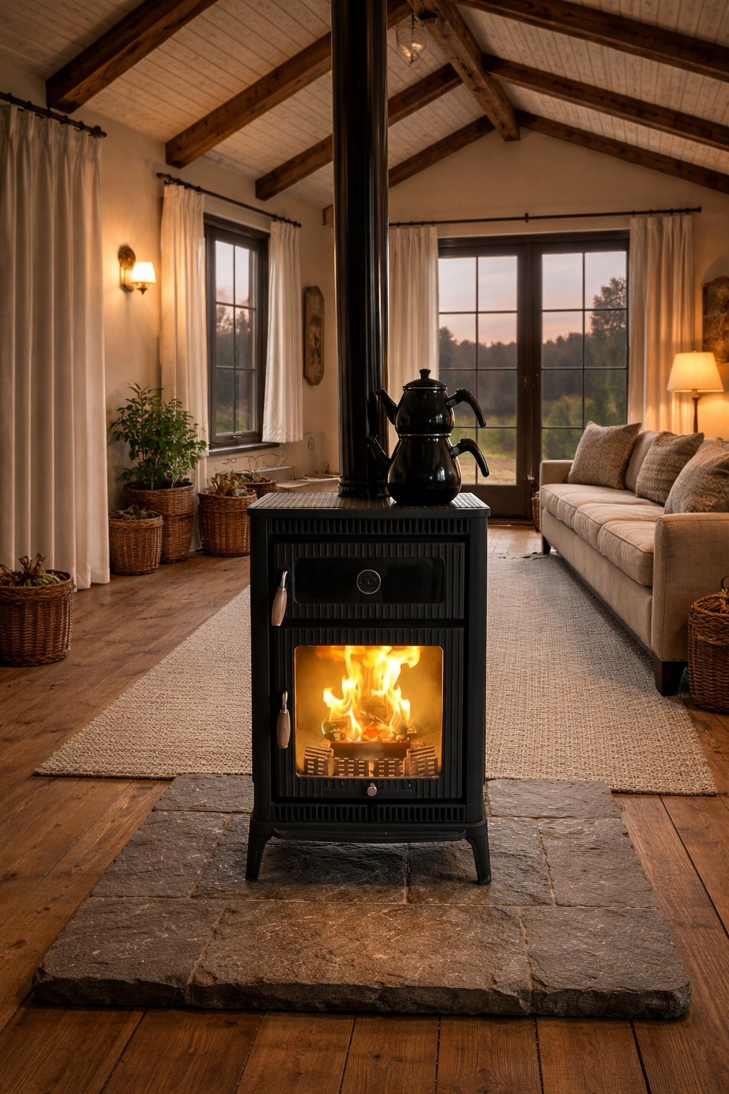 Dorello Pelet Sobası – Çok Yakıtlı Kullanım Avantajı Odun ve Kömür Yakar