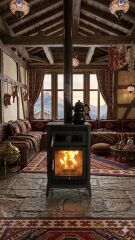 Dorello Pelet Sobası – Çok Yakıtlı Kullanım Avantajı Odun ve Kömür Yakar