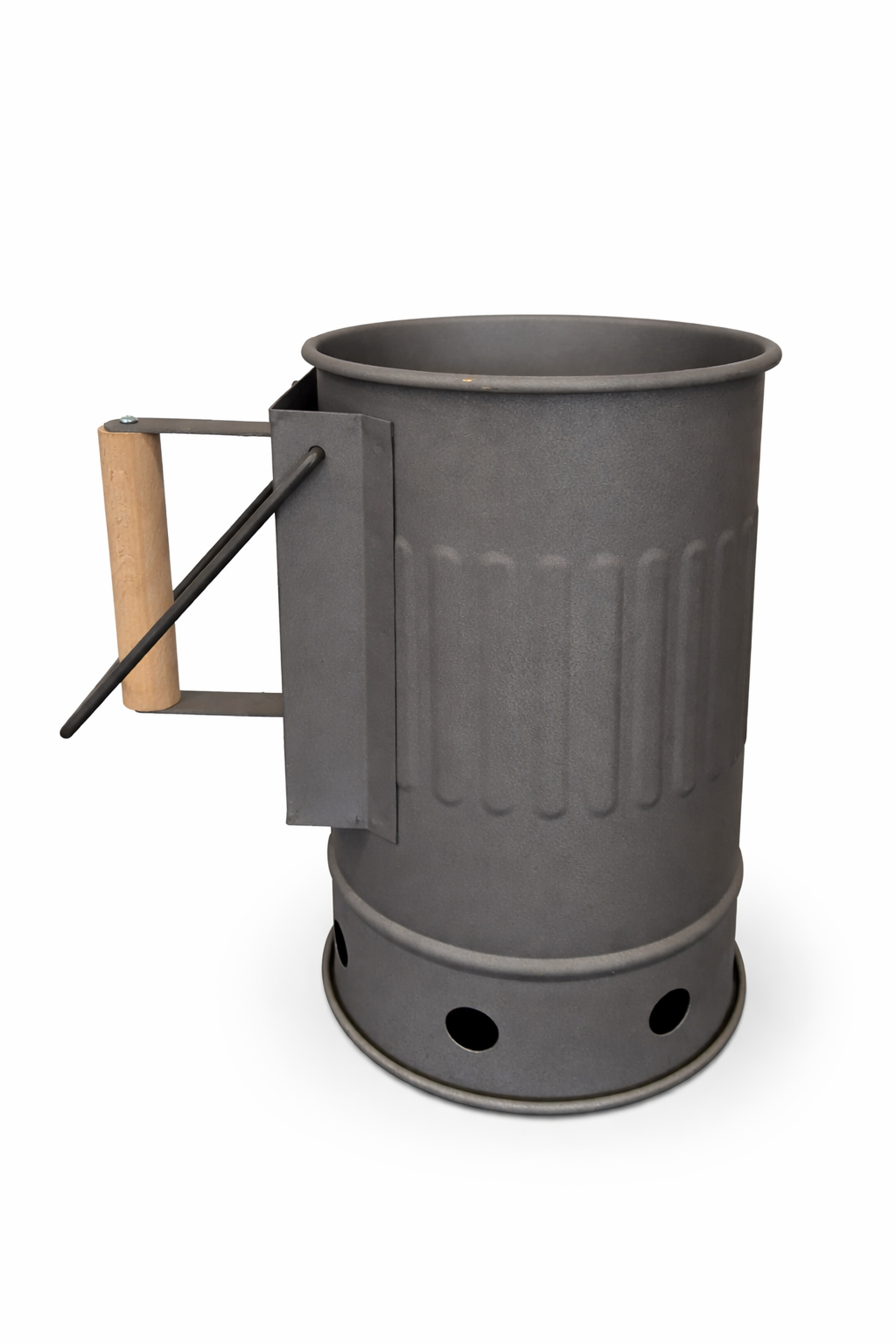 Kömür Yakma Aparatı – Hızlı Kömür Tutuşturucu, Ahşap Saplı Mangal Başlatıcı Dorello