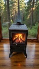 Dorello Döküm Soba Kamp Sobası Karavan Sobası Çadır Sobası Şömine Soba