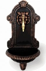 “Bahçe çeşmesi - Döküm Çeşme - Boyalı çeşme - Musluk hariç”