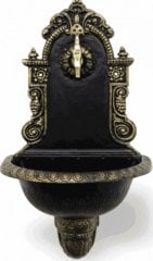 Bahçe çeşmesi - Döküm gövdeli çeşme - Boyalı yüzey - Musluk hariç