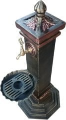 Klassischer Gartenbrunnen – Details aus Gusseisen – Lackierte Oberfläche – Wasserhahn nicht im Lieferumfang enthalten. Dorello