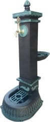 Klassischer Gartenbrunnen – Details aus Gusseisen – Lackierte Oberfläche – Wasserhahn nicht im Lieferumfang enthalten. Dorello