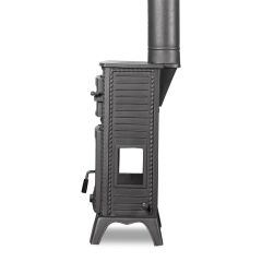 Dorello 3 Tarafı Camlı Fırınlı Pik Döküm Soba DRL-054