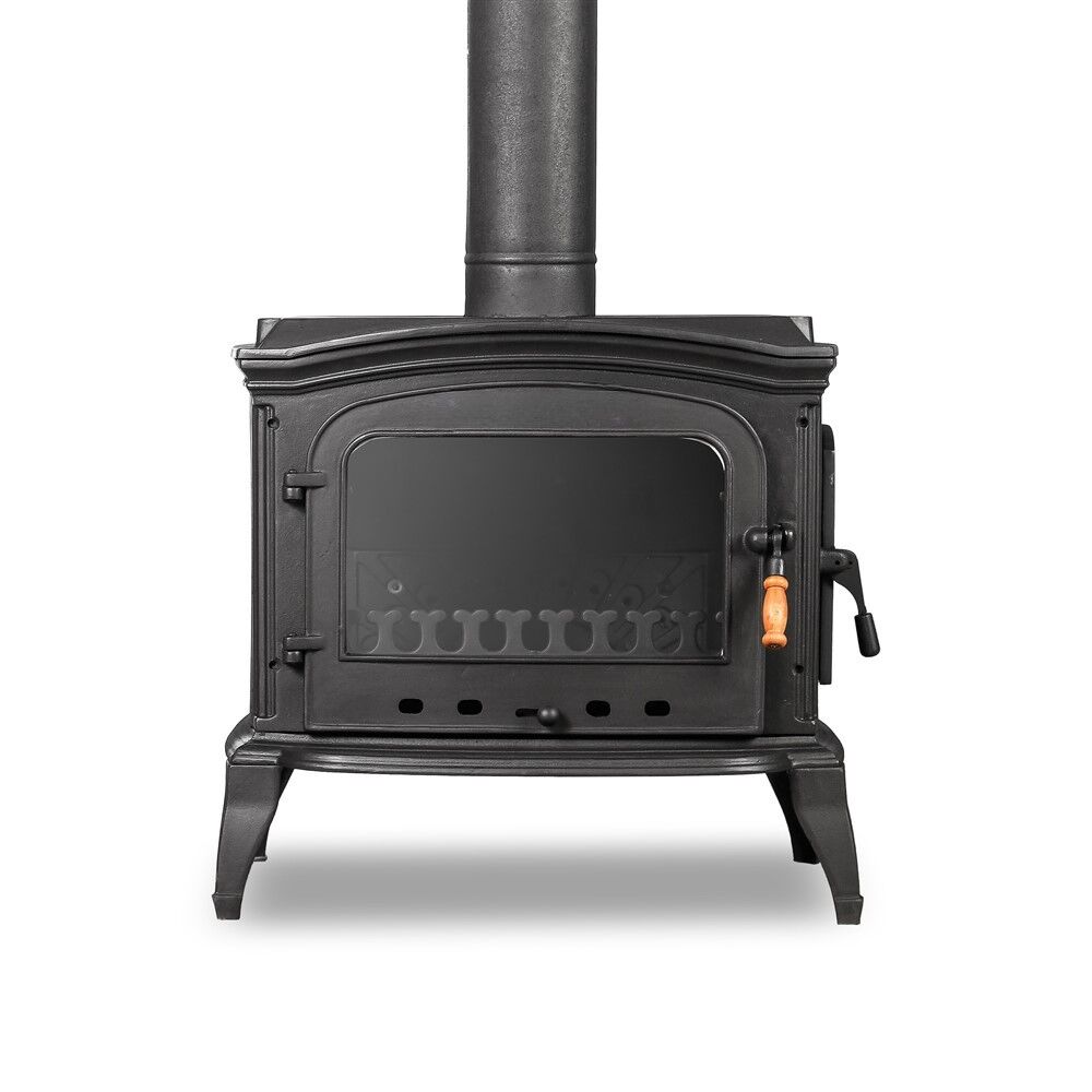 Dorello 3 Tarafı Camlı Pik Döküm Soba DRL-032
