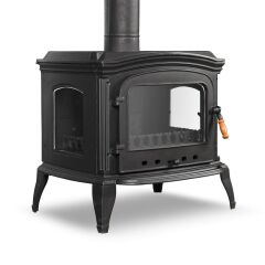 Dorello 3 Tarafı Camlı Pik Döküm Soba DRL-032
