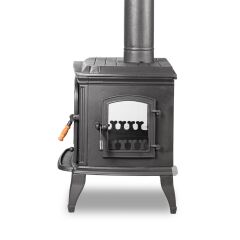 Dorello 3 Tarafı Camlı Pik Döküm Soba DRL-032