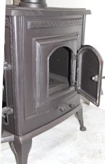 MF125 model soba- Döküm soba -Odun sobası - kömür sobası - oda sobası-Yandan kapaklı soba