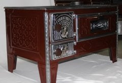 PAÇALI SOBA - 50 CM FIRINLI SOBA - BÜYÜK SOBA - DÖKÜM SOBA