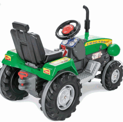 Super 12V Akülü Traktör Yeşil pilsan akülü 05 210 model